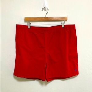 Polo Sport Ralph Lauren Red Swim Trunks with Liner Size XL